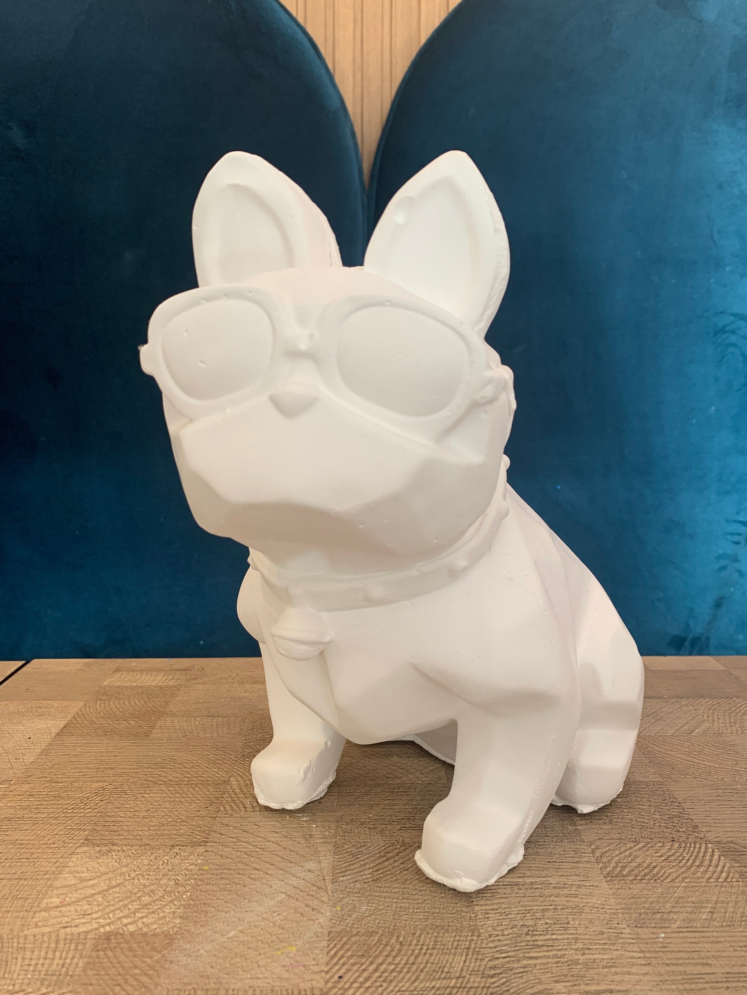 Large Frenchie Dog Plaster Painting Kit