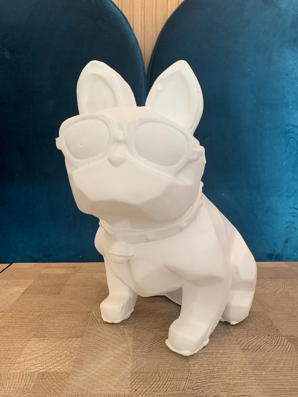 Large Frenchie Dog Plaster Painting Kit
