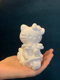 Small Hello Kitty on a bike Plaster Painting Kit
