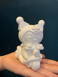 Small Kuromi on a bike Plaster Painting Kit